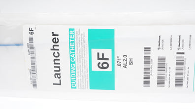 Medtronic LA6AL20SH Launcher Guiding Cath. AL2.0SH 6F x .071inch x 100cm